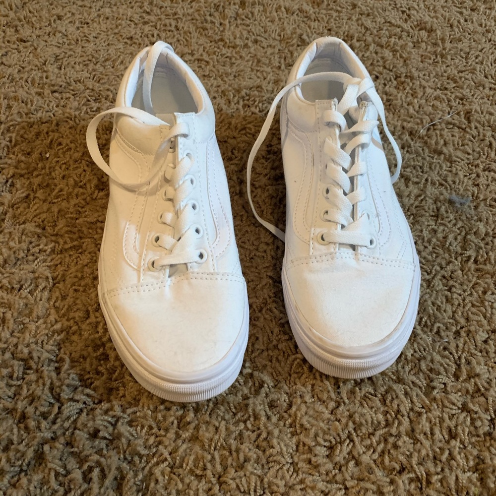 White old school vans